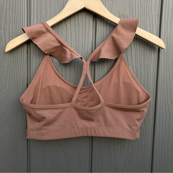 JoyLab Intimates & Sleepwear Joylab Scallop Ruffle Strap Sports Bra